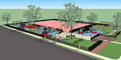 THE NEW MELROSE COMMON is expected to be finished later this year.