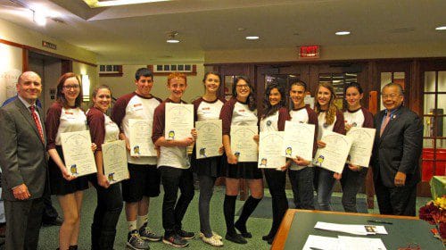 PHOTOVOICE student photographers showed off their skills in identifying areas in Wakefield that could be improved. They also photographed beautiful landscapes and floral arrangements, all found in Wakefield. (Gail Lowe Photo)