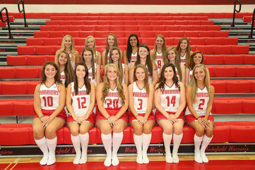 THE WMHS field hockey team posted a 4-12-1 overall record this season. In the front row (from left to right) are Michelle DeJoie, Lianna Murphy, Hayley Kaddaras, Megan McCarthy, Marlena Nikosey and Olivia McGrath. In the second row (from left to right) are Gabriella Raffaele, Shannon Livingston, Waverely Stanfield, Mackenzie Foley, Miriam Wood and Molly DelGreco. In the back row (from left to right) are Meaghan Kerrigan, Meaghan Hudson, Megan Horrigan, Jill Cataldo, Julianne Bourque and Kaylyn Stewart. (Donna Larsson File Photo)