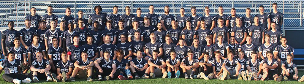THE 2014 PIONEER football team is the first in LHS history to win 10 straight games. The 10-1 league champions also won the Div. 4 North title. Front row (l to r) Zack Huynh, Harry Collins, Alexander Sparkas, Jonathan Daly, E.J. Umlah, Fernando Sakabe, Brandon Tammaro, Cooper Marengi, Nick Giammarco, Dan Jameson, Anthony Centrella, Jack Razzaboni, Tyler Murphy, Kevin Travers, Nate Drislane, Nick Torosian, Peter Look. 2nd row (l to r) Michael Gerardi, Nick Kinnon, Andrew DiPalma, Josh Simpson, Alex Boutris, Zach Karavetsos, Kyle Hawes, Cam DeGeorge, CJ Finn, Evan Battaglia, Dylan Shaffer, Matt Albano, Alex Gildea, Joe Mack, Anthony Murphy, Sean Murphy, Colin Lamusta, Michael Natola. 3rd row (l to r) James Ofori, Nick Contardo, Mike Stellato, Ken Babine, Matthew Giannesca, Jason Ndansi, Steven Vaccaro, Easie Philantrope, Patrick Garrity, Ricky Johnson, Max Robert, Jake McHugh, Alex Soden, Drew Balestrieri, Drew McCarthy, Spencer Balian, Brenden Rothwell, Trevor Caswell, Louis Ellis, Dan Bronshvayg. Back row (l to r) Jared Lemieux, Steve Kinnon, Nick Wilkinson, Lucas Pascucci, Eddison McIntosh, Brandon Troisi, Chad Martin, Marc Budd, Steven White, captain David Adams, captain Jon Knee, captain Dan Sullivan, captain Cam Rondeau, Al MacLachlan, Jake Rourke, Kevin Lee, Rob Debonis, Chris O’Neil. (Tracy Karavetsos Photo)