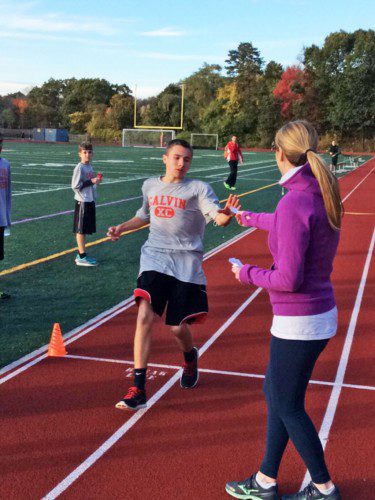 THE WINNERS of the Galvin Middle School cross country team’s races against Melrose were Brian Smith (left photo) and Alex Jacob (right photo). Smith was the winner of the seventh/eighth grade boys’ race while Jacob was the first place finisher in the fifth/sixth grade boys’ race.
