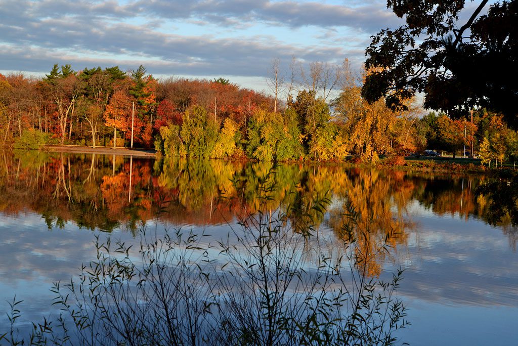ON ONE OF THE LAST days of October, dawn at the Lake is captured in all its stillness and wonder. (Robert G. Pushkar Photo)