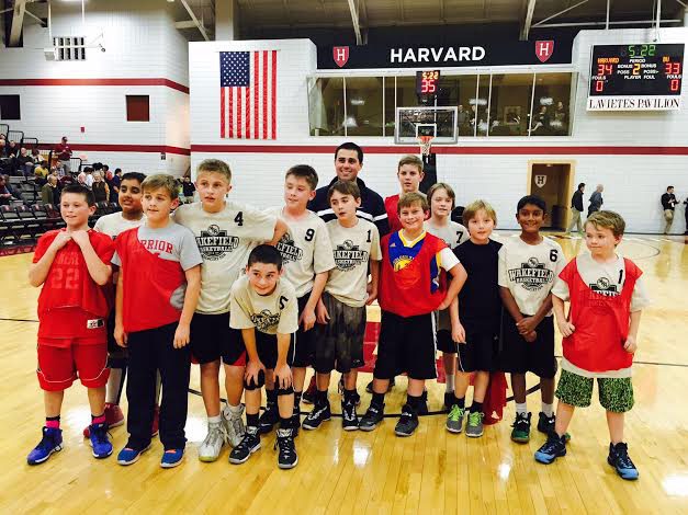 THE WBA fifth/sixth grade basketball team went to a televised Harvard Crimson men’s college basketball game vs. the Boston University Terriers on Dec. 8 at Lavietes Pavilion. Harvard was recently ranked 25th in the Associated Press Poll and defeated the Terriers 70-56. The players had the opportunity to play a scrimmage during halftime and received a diploma signed by the head coach of the Crimson.