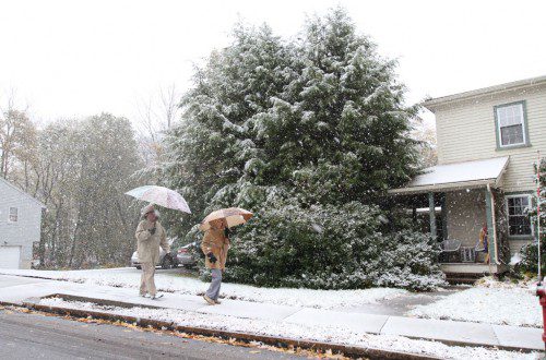 THE winter of 2014 was one of the harshest on record. This photo was taken at the beginning of one of the major storms to hit the area last January. (File Photo)