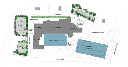 SOME OF THE PLANNED changes at Melrose-Wakefield Hospital.