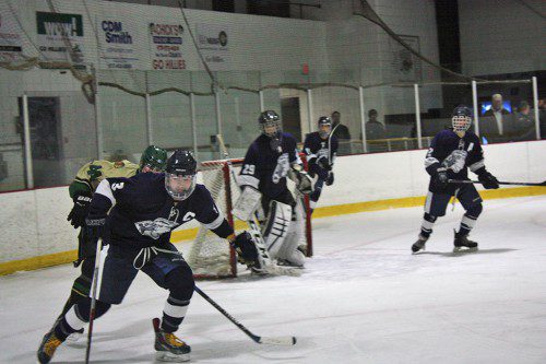 SENIOR CAPTAIN Dan O’Leary (3) was named a Cape Ann League All-League player last week. (Dan Tomasello File Photo)