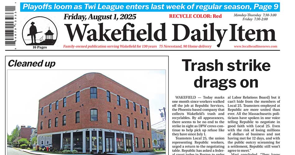 Front Page: August 1, 2025