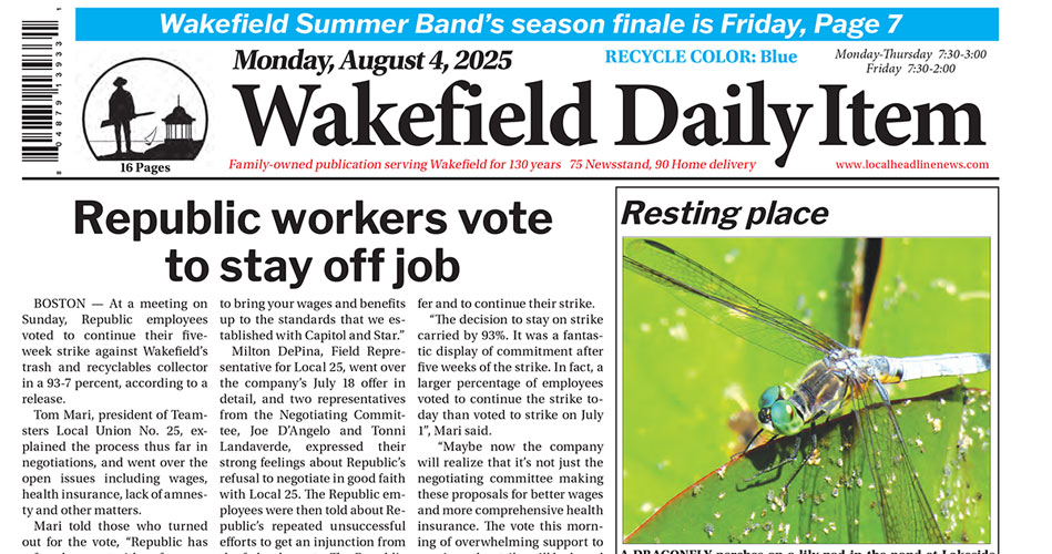 Front Page: August 4, 2025