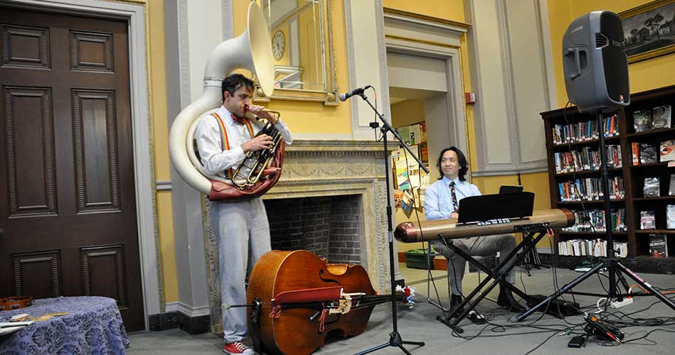 Rubin Bros perform at Beebe Library