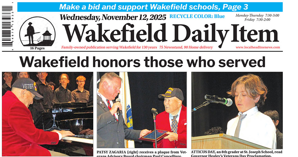 Front Page: November 12, 2025